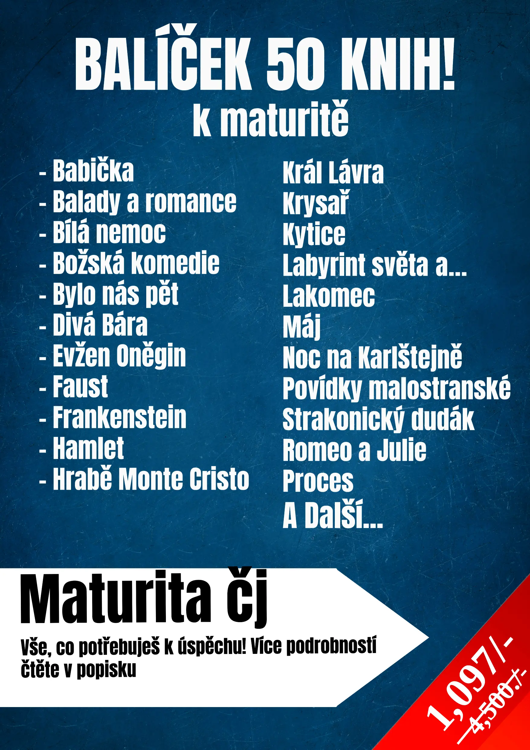 50 maturitních knih