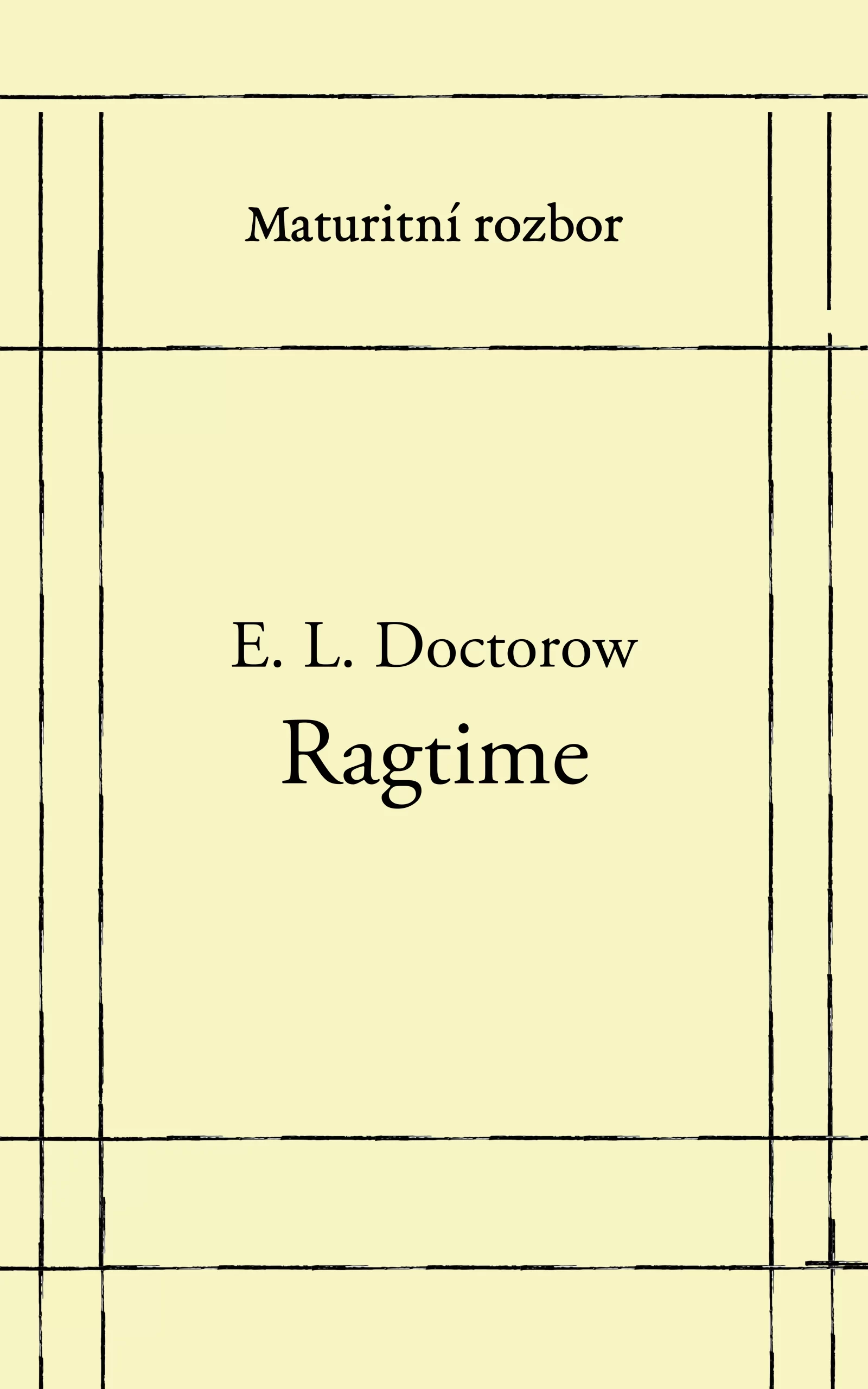 Ragtime - rozbor