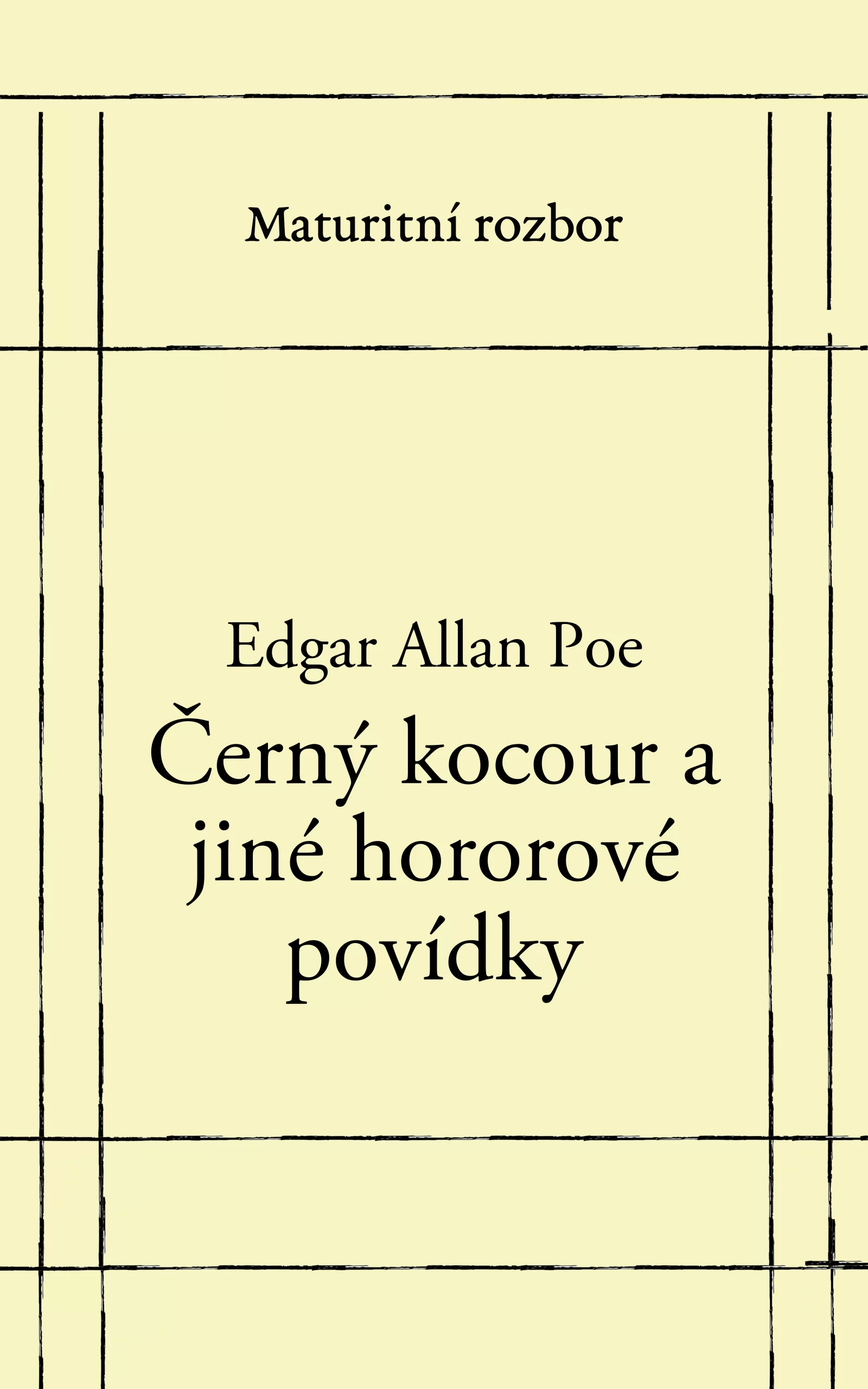 Černý kocour a jiné hororové povídky - rozbor